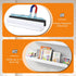 HANLANXUE 2 Pack 17 Inch 11lb Magnetic Book Shelf with Pen Holder, Acrylic Reusable Display Panel Book Display