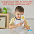 hand2mind Learn My Letters Fine Motor Clips, Kids Clothespin Activities, Letter Practice for Preschoolers, Toddler