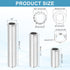 MECCANIXITY 21Pcs 3 1/4IP 1/2" Size Lamp Pipe Nipples Kit with Hex Nuts Washers, All Threaded Outer Diameter Lamp Rod