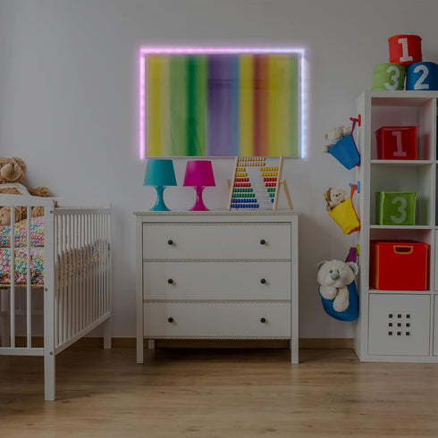 6.5 Monster Multi-Color and Multi-White LED Light Strip, Foot, Customizable, Peel and Install, Flexible, Enhanced