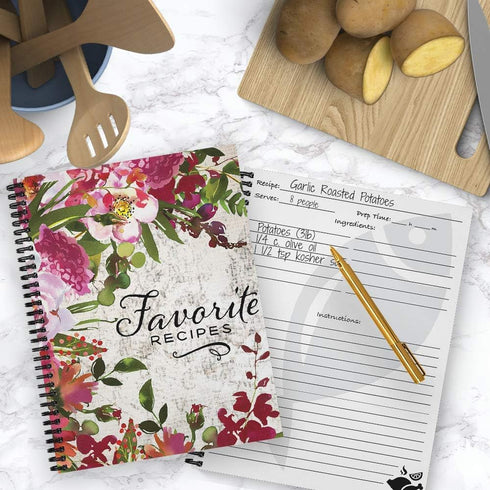 Gotcha Covered Notebooks: Softcover Favorite Recipes Journal, 8.5" x 11", 120 Recipe Pages