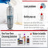 Mops for Floor Cleaning - Wet Spray Mop with 14 oz Refillable Bottle and 2 Washable Microfiber Pads for Home Use