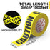 1 3 Inch 1000FT SWRT Roll Premium Yellow Caution Tape, x Bright Hazard Tape with Bold Black Text for Danger
