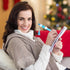 Jutom 12 Pcs Snowflake Christmas Beadable Pens Kits, Include 50 Pcs Colorful Beads, Assorted DIY Making Pens Set