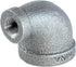 Everflow Supplies 1-1/2 x 1-1/4" 90 Degree Galvanized Malleable Iron Reducing Elbow