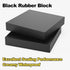1Pieces 300mm 200mm 15mm Black Rubber Solid Shock Pad Blocks Length Width Extremely Resistant to Weather Changes