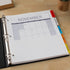 Avery Insertable Dividers with Pockets, 1 Set, 5 Multicolor Tabs (11270)
