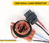 gopupu 2Pcs 3157 4157 T25 50W 6 3157 Load Resistor Fix Hyper Flash, Ohm Load Resistors for Switchback Led Turn Signal