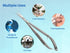 ARTMAN INSTRUMENTS Micro Castroviejo Scissors - 5.5" Curved Set of 3 for Embroidery, Extra Sharp