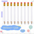 Zonon 48 Pieces Golf Pencils Half Pencils with Eraser Wedding Mini Pencils Short Small Pencils for Kids Bridal Shower School Office Writing Drawing Pocket (White) by Zonon