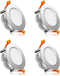 YGS-Tech 2 Inch LED Recessed Lighting, Dimmable Downlight 3W(35W Halogen Equivalent), 5000K
