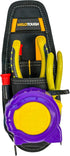 Min Work Organizer Tool Pouch, Small Tool Holder with Snap Clip and Knife Holder