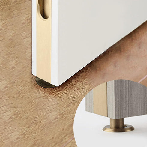 Floor Hole Dust-Proof Cover, 2 Pcs Safety Sliding Lock Inserts for Door Bolt Accessories