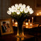 Radiant Romantic Tulip Light with Vase, LED Tulips Night Lamp, LED Artificial