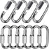 Quick Link, Lsqurel 304 Stainless Steel D Shape Locking Carabiner for Outdoor Use, Capacity 200lb to 3000lb