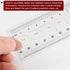 Film Flexible Ruler 30cm, 0.1mm Scale with R Angle, PET Plastic Covered Thickened Folding Straight Ruler