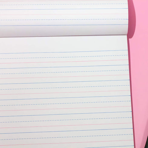 BAZIC 50 Sheet Cursive Writing Pad, 10.5" X 8", Handwriting Practice Workbook, Grades 2-3, 1-Pack