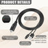 192KHz PCM/LPCM/Dolby 5.1/DTS 5.1[No HDMI ARC to Optical Audio Adapter, HDMI ARC Cable for Soundbar to TV, Plug & Play