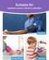 FriCARE Manual Blood Pressure Cuff Kit for Nursing Students, Sphygmomanometer for Home Health Use, XL, Purple
