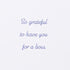 Grateful to Have You - Thank You Card for Boss