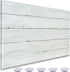 Wooden Planks Print Magnetic Surface Dry Erase Board 30 x 20 inches, Frameless Decorative White Board