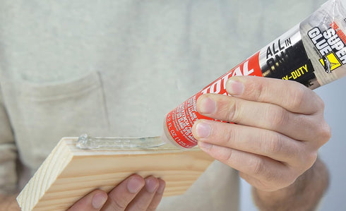 Super Glue - Total Tech - Clear, All-In-One Adhesive & Sealant, 4.2oz Tubes (Pack of 2)