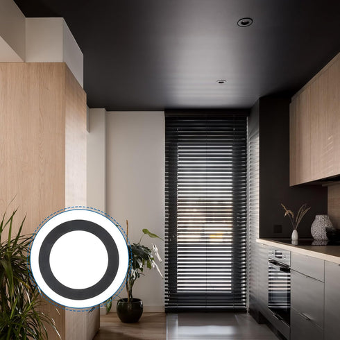 4" Inch 6 6.7-inch, 4.25-inch, PATIKIL Goof Rings for Recessed Can Lighting Down Light, Pcs Metal Goof Trim Rings