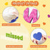 Chunnin Colorful Heart Reading Bulletin Board Decorations Set, Welcome Back The Book Missed You Craft Supplies