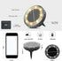 8 Pack 8 IP65 Solar Ground Lights Outdoor, LED Solar Disk Lights, Waterproof Long Lasting Flat Light for Garden Pathway