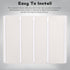 Large Bulletin Board 48 x 36 Inches, Foldable Notice Pin Board for Wall, Decorative Felt Pin Board