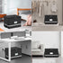 Fireproof File Box with Lock, 5200°F Document Storage Organizer for Hanging File Folders, Collapsible Box, Reflective