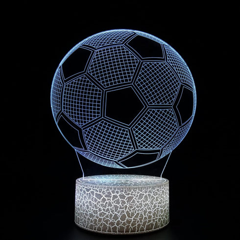 DNTESR 3D 7 16 Optical Illusion Night Lights Visual Creative LED Desk Lamp Remote Control and Touch Control or Colors