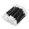 Double-Tipped Cleaning Swabs 2.9" (200pcs Black 3.2 mm Head) Foam Swabs for PCB Board, Printer, Inkjet