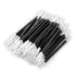 Double-Tipped Cleaning Swabs 2.9" (200pcs Black 3.2 mm Head) Foam Swabs for PCB Board, Printer, Inkjet