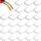 1000 Pieces Hot Staples Welding Rods for Car Bumper Repair, 0.8 0.6 mm (Wave Shape)