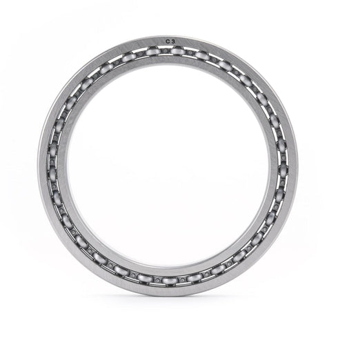 XIKE 2 Pcs 6810 C3 Deep Groove Bearing, 50x65x7mm, Chrome Steel Open C3 Clearance Bearing for Industrial Wheels, Pump
