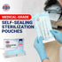 7.5" 14" 200 Count Arrigo Self-Sealing Sterilization Pouches x Autoclave Bags with Internal & Dual (Int/Ext) Indicators