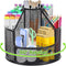 Pencil Holder for Desk, Rotating Metal Mesh Organizer for Office, School, Home, Art Supplies