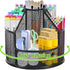 Pencil Holder for Desk, Rotating Metal Mesh Organizer for Office, School, Home, Art Supplies