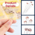 Hilitchi 210Pcs LDR 5mm Light Dependent Resistor Sensor, Photoconductive Resistance 5506, 5516, 5528, 5537