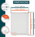 10" x 13" White Plastic Access Panel. Service Shaft Door Panel. Plumbing, Electricity, Heating, Alarm Wall Access Panel for Drywall. Bathroom Services Access Hole Cover. by ECOPRO VENT