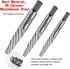 5Pcs Screw Extractor Set, Spiral Flute Bolt Extractor Set for Removing Stripped Screws and Broken Bolts
