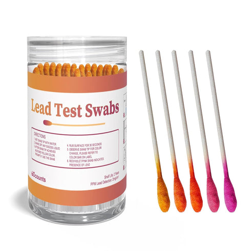 AssuTest Lead Test Kit for Dishes, 60 Lead Test Swabs Economical Bulk