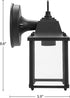 E26 Bulb Maxxima Porch Lantern Outdoor Wall Light with Clear Glass, Patio or Porch Sconce Fixture for Exterior
