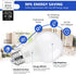 A19 LED Light Bulbs, 60 Watt Equivalent, 6000K Cool White, 850LM, Non-Dimmable, E26 Base, 4-Pack
