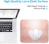 Rose Gold Square Mouse Pad, 9.5" x 7.9", Pink for Notebooks with Non-Slip Rubber Base