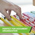 Royal Green Rectangular Coding Stickers, 18 Color Write on Labels, 1" x 3", 144-Pack for Organizing