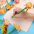 Flower Pens, 15 Pieces Mixed Floral Gel Ink Ballpoint Pens for Birthday Party Wedding Mother Girlfriend Office Supplies