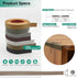 VLKAVIVA Walnut,0.8 10ft) Flexible Wall Corner Protector Molding Trim, Peel and Stick Self Adhesive Wall Trim Corner