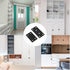 RUGLAMZHIP 8 40 Flat Mending Plates, Pcs Black Metal Flat Straight Mending Plates, Joining Fixing Brackets, Flat Fixing